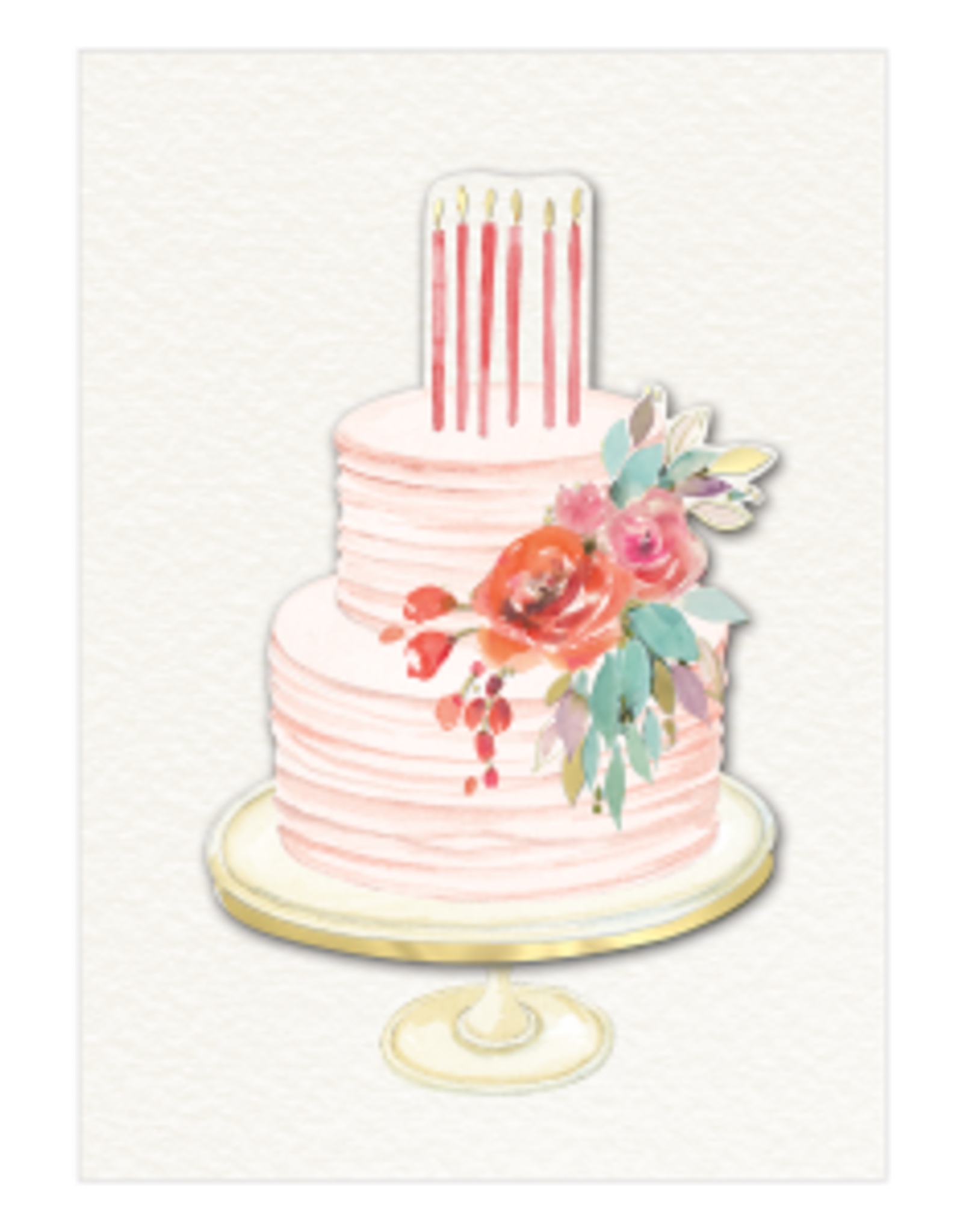 - Birthday Cake Card