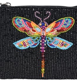 - Colorful Dragonfly Beaded Coin Purse