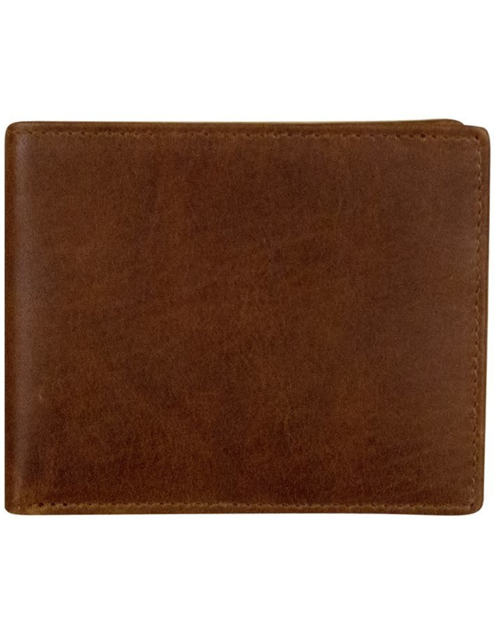 - Men's Rustic Brown Bifold Wallet