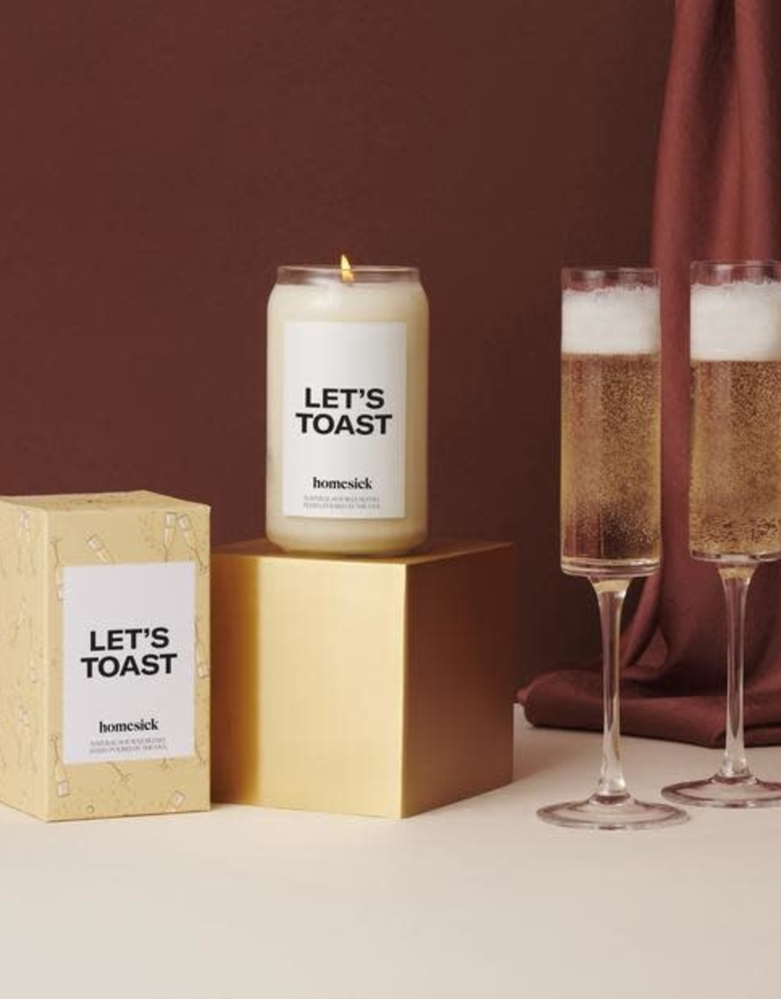 Let's Toast Natural Soy Wax Blend Candle