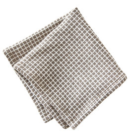 Gray Textured Check Dishcloth Set of 2