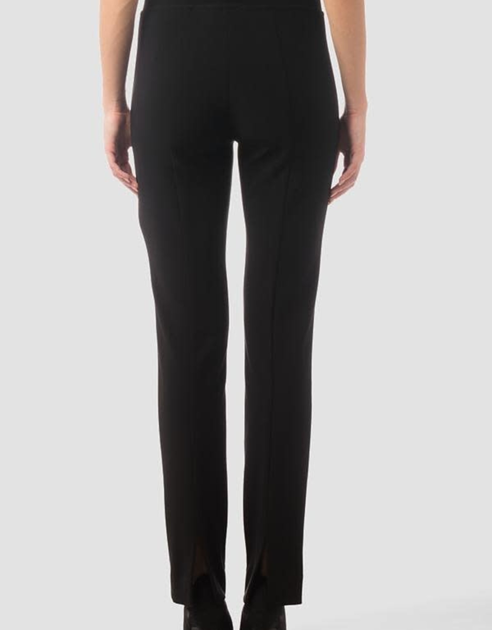 Joseph Ribkoff Black Pull-On Pant w/Back Slit