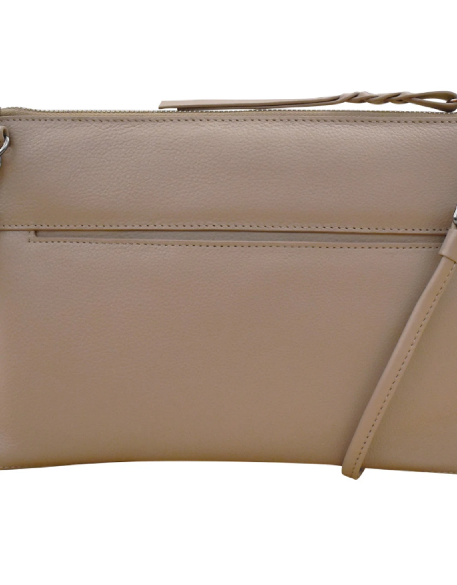 Taupe Envelope Clutch Crossbody