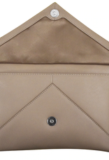 Taupe Envelope Clutch Crossbody