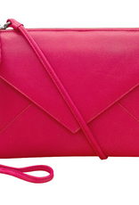Pink Envelope Clutch Crossbody