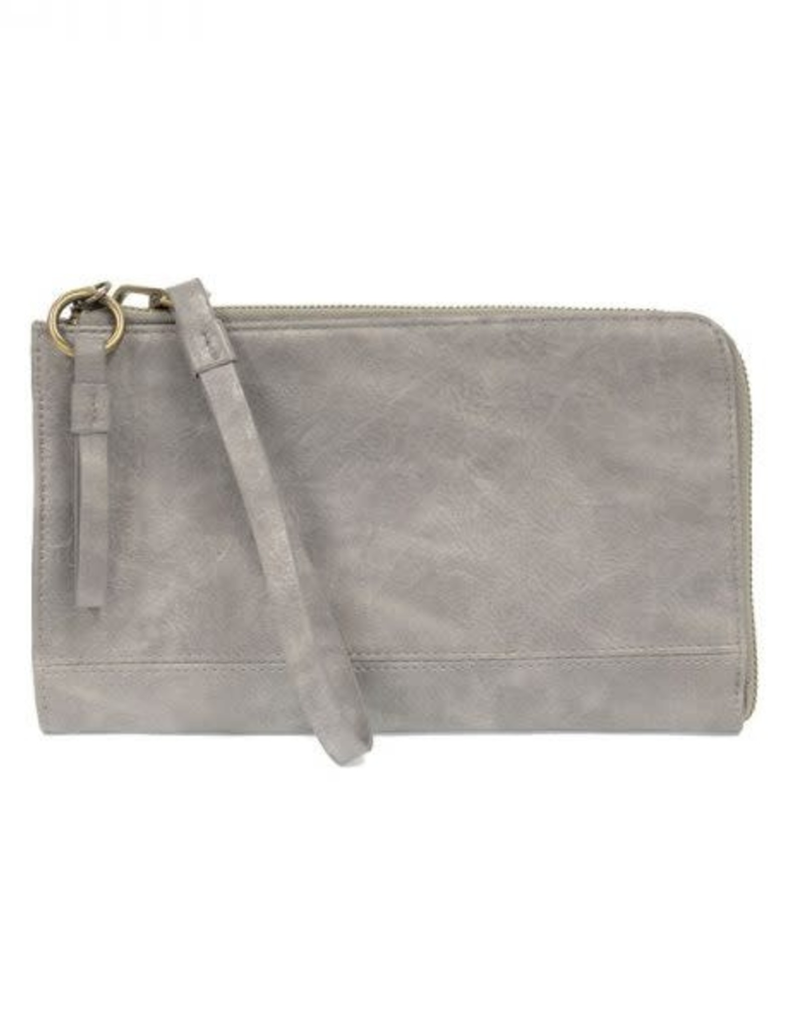 Metallic Silver Convertible Wristlet & Wallet