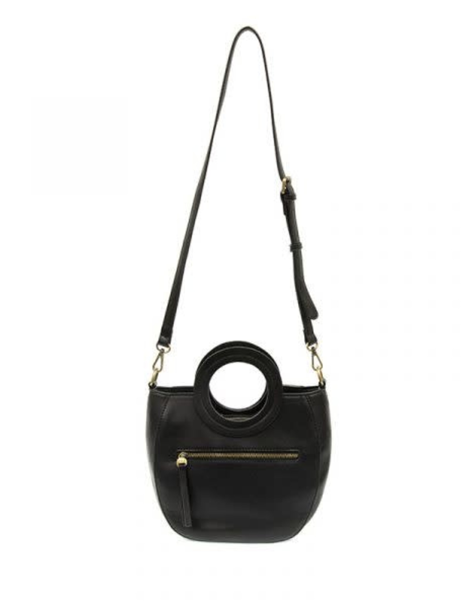 - Black Circle Handle Handbag
