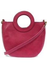 - Fuchsia Circle Handle Handbag