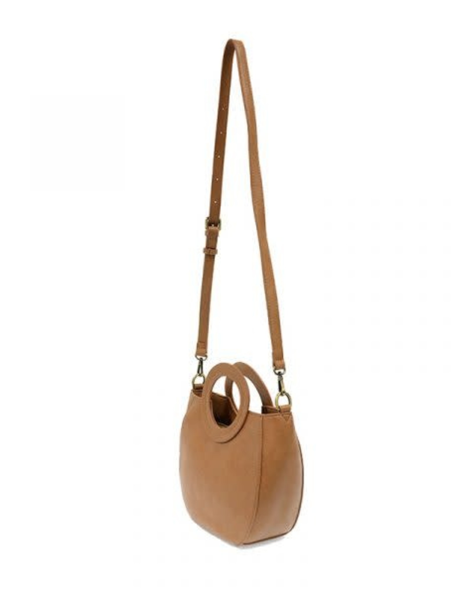 - Camel Circle Handle Handbag