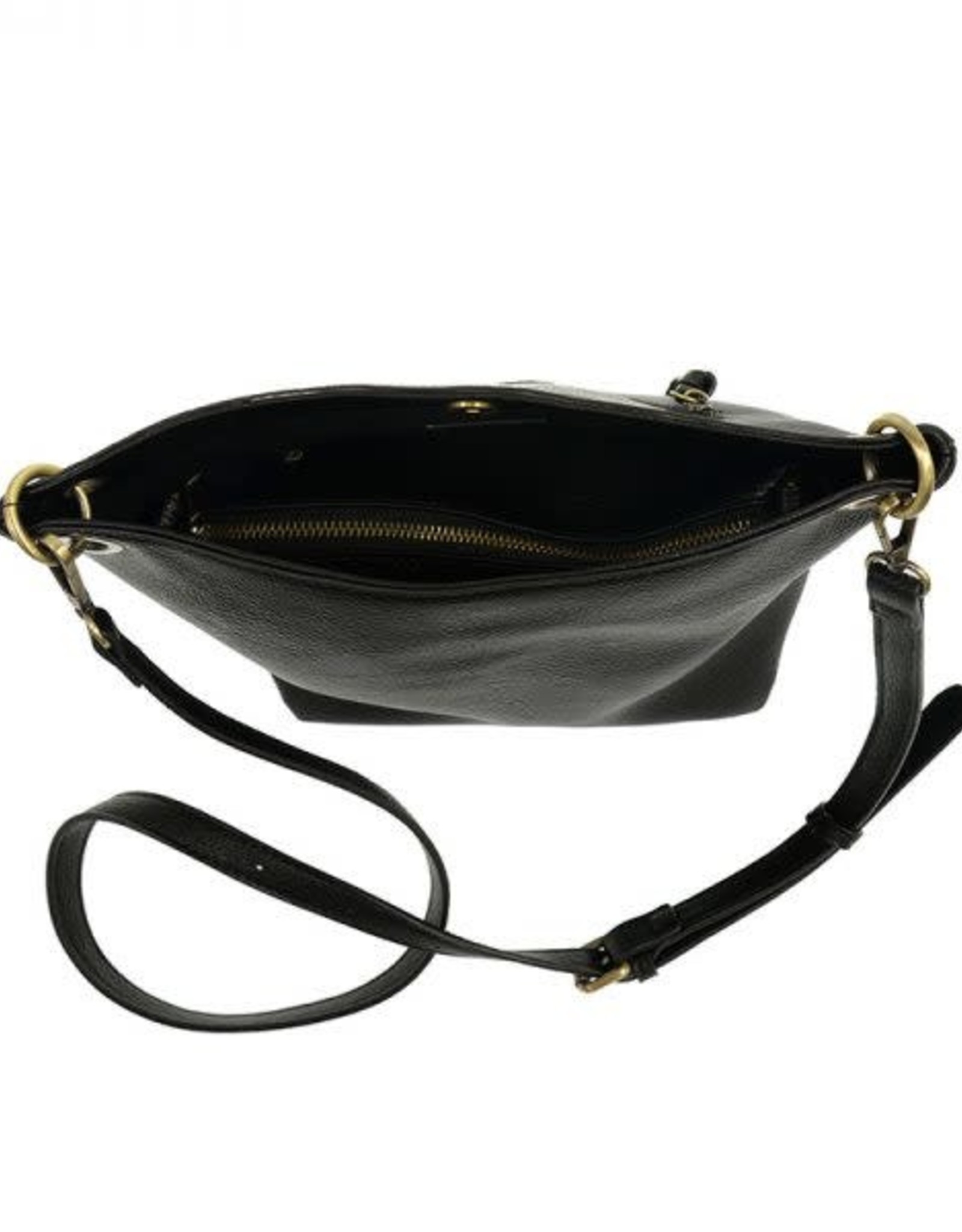 - Black Crossbody Bucket Bag