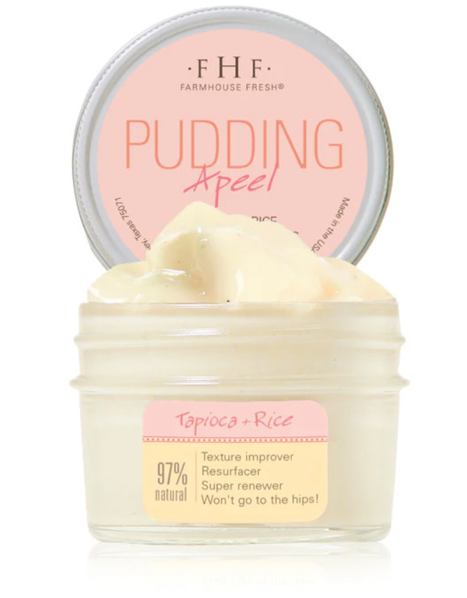 Farmhouse Fresh Farmhouse Fresh Pudding Apeel® Tapioca + Rice Active Fruit Glycolic Mask BO