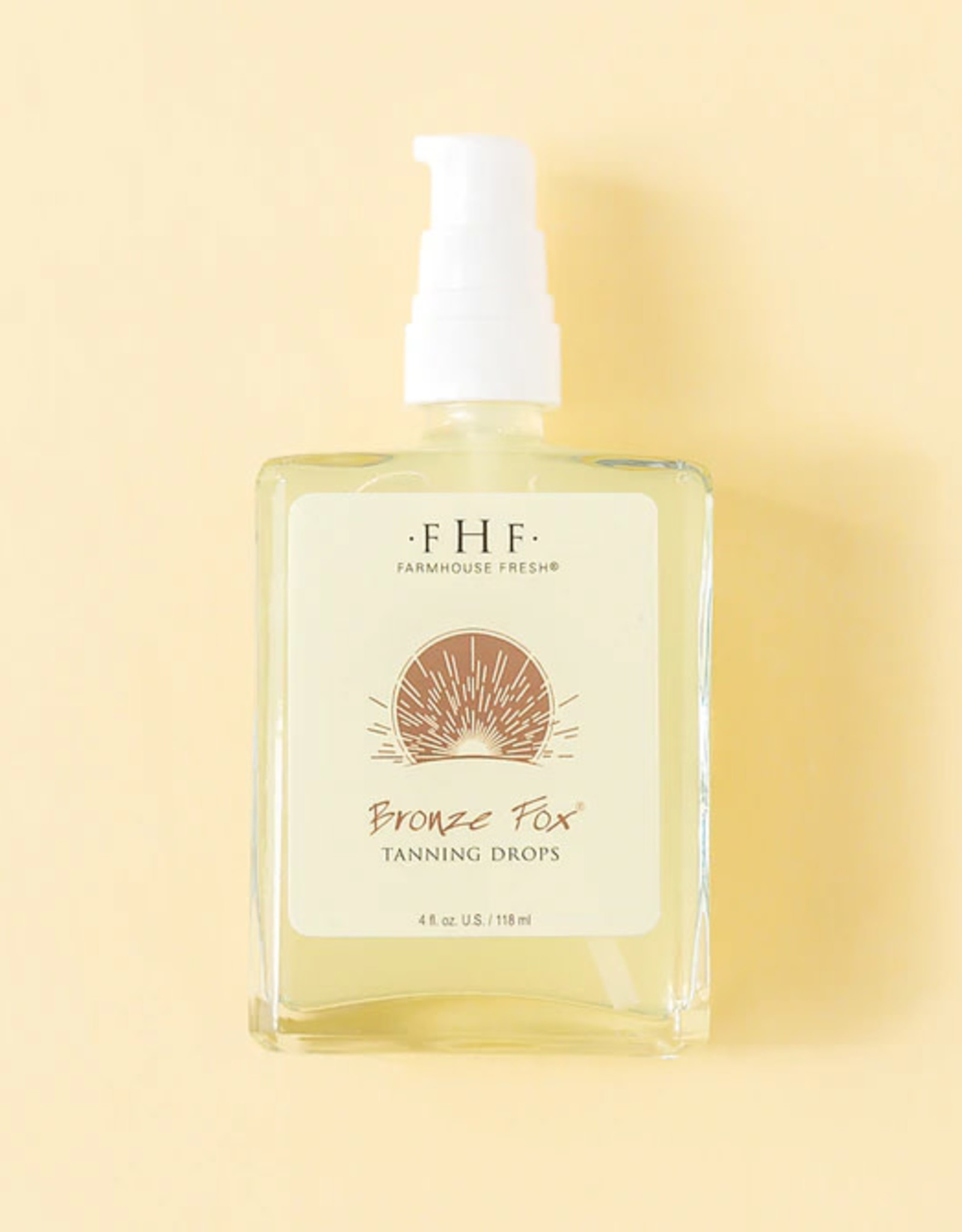 Farmhouse Fresh FHF 12311RT Bronze Fox Tanning Drops 4 oz. BS