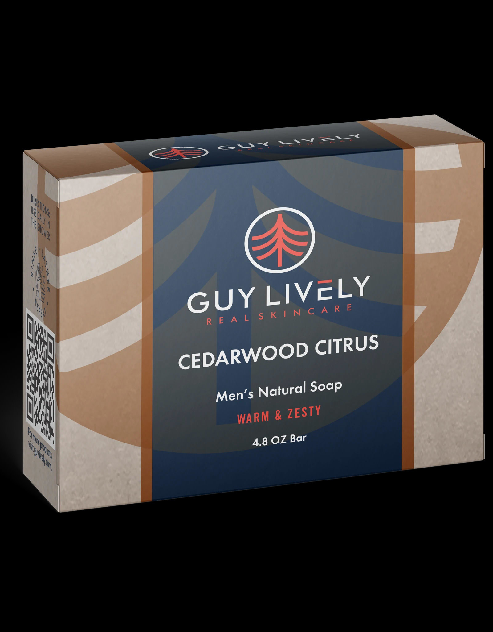 Men's Natural Soap Cedarwood Citrus