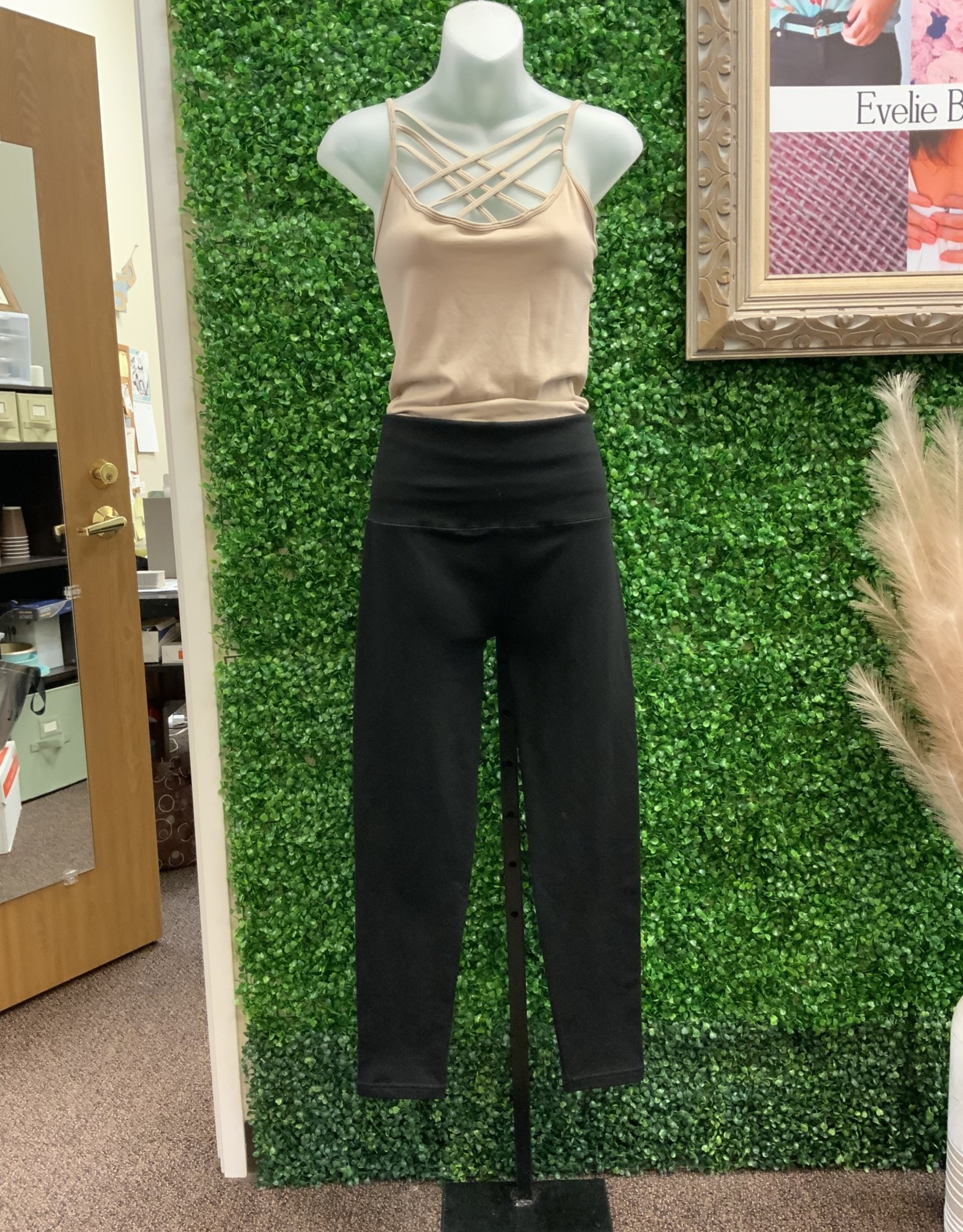 Black Fleece Lined High Wasited Legging