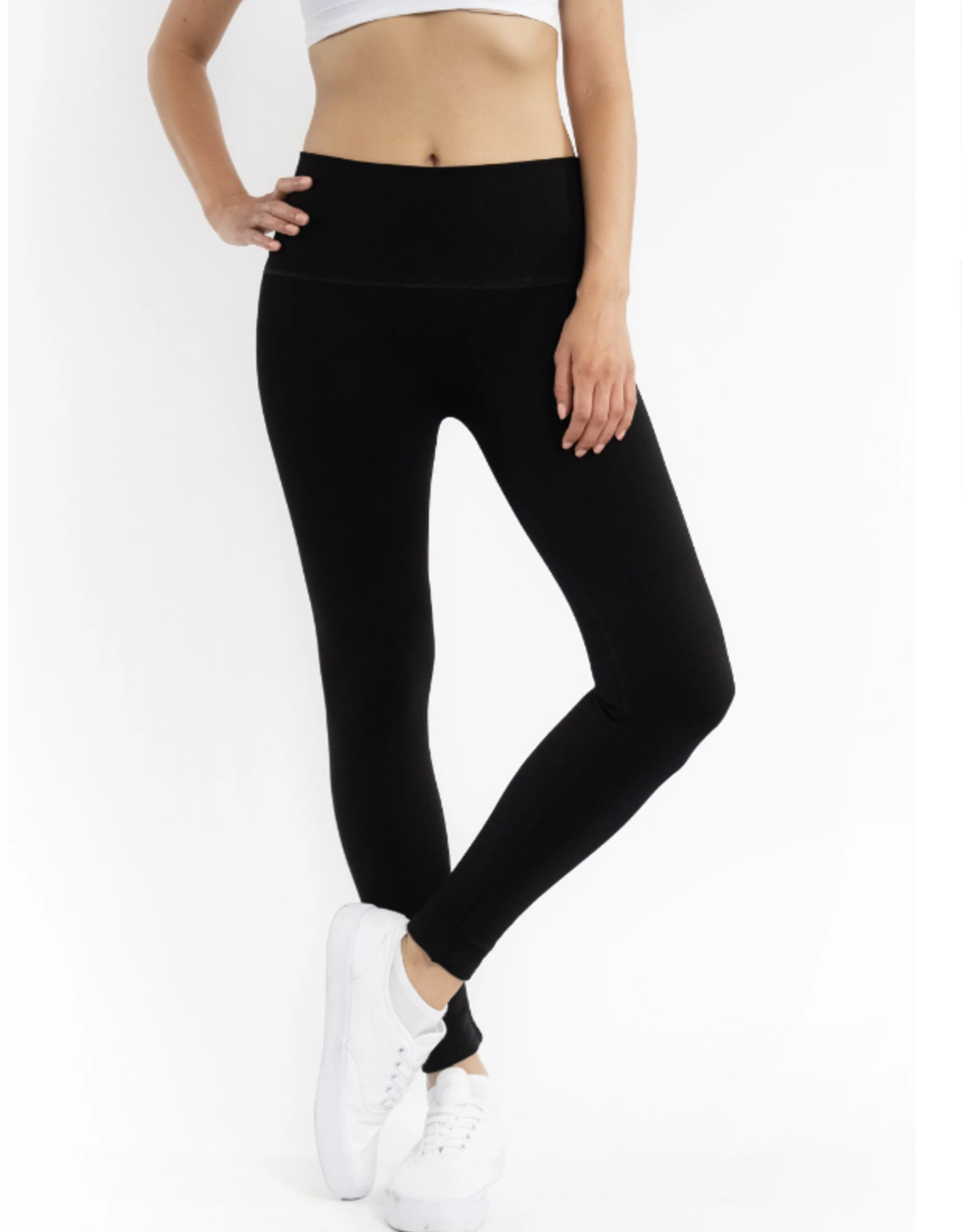 Black Fleece Lined High Wasited Legging
