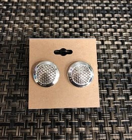 - Silver Circle Post Earring