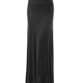 - Black Lightweight Floor Length Maxi Skirt