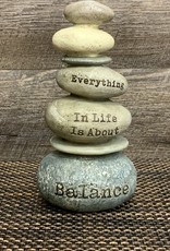 - Balance Rock Figure w/Saying