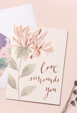 - Love Surrounds You Greeting Card