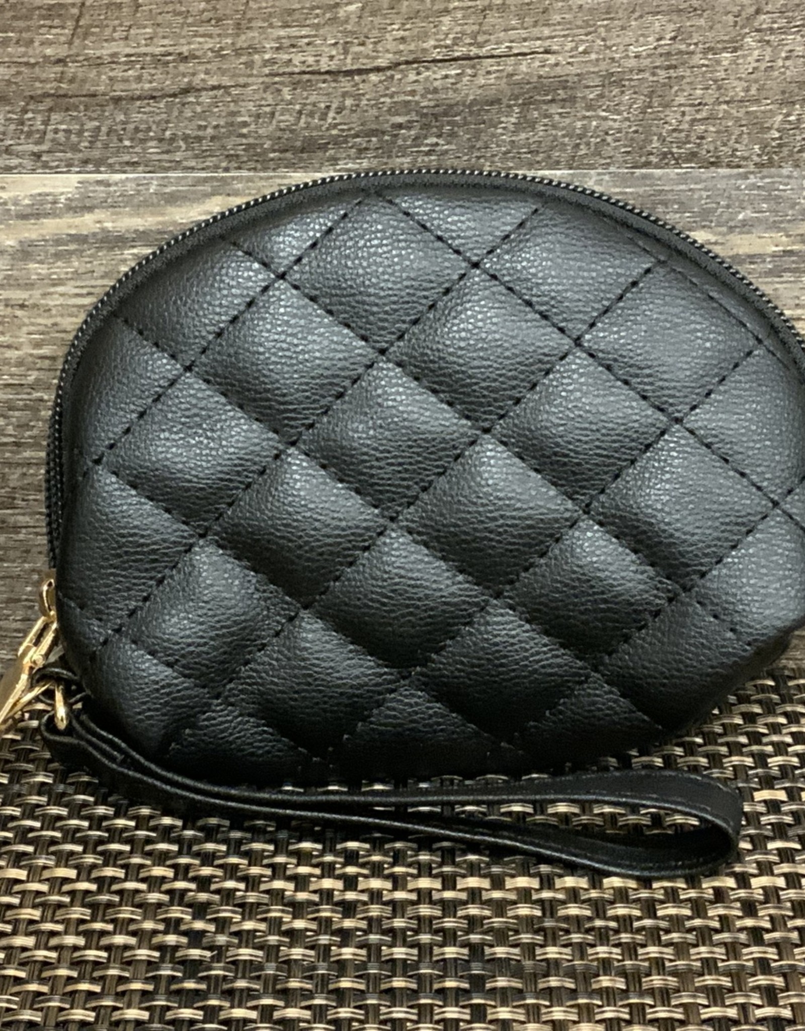 Quilted Pouch - Black