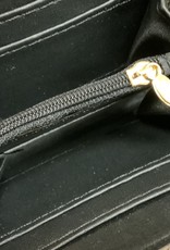 Khaki Zip Around Wallet Wristlet