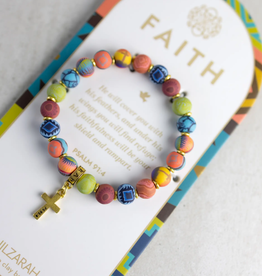 - Multi Color Faith Bracelet
