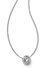 Brighton Brighton JM0071 Silver Illumina Solitaire Necklace