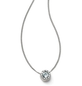Brighton Brighton JM0071 Silver Illumina Solitaire Necklace