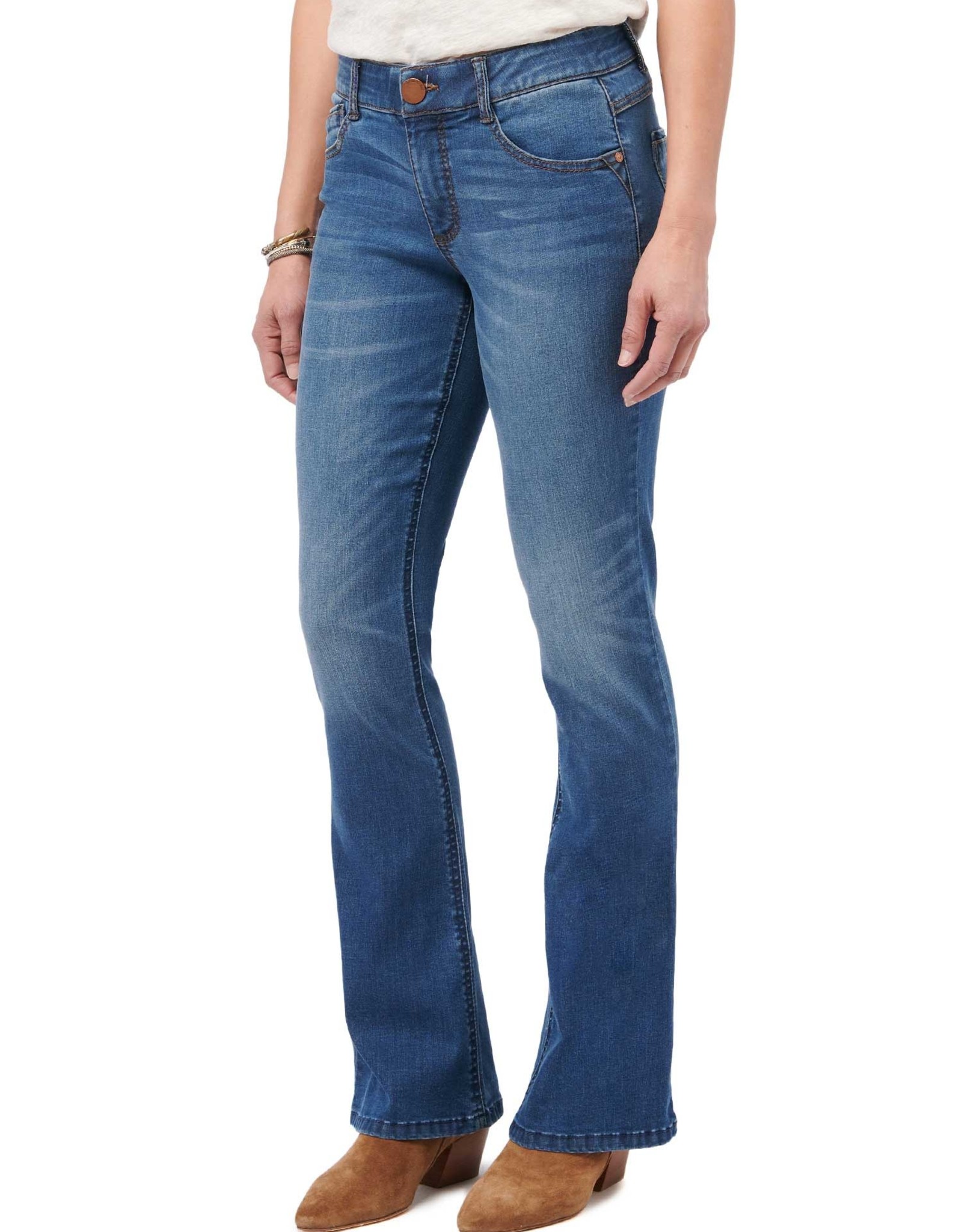 Democracy Democracy B1221R6YD Blue Denim Itty Bitty Bootcut Jeans