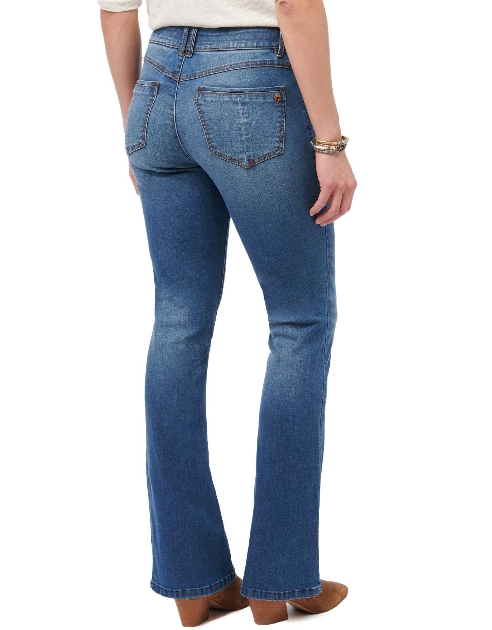 Democracy Democracy B1221R6YD Blue Denim Itty Bitty Bootcut Jeans