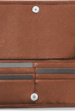 Brighton Bourbon Interlok Weave Leather Wallet