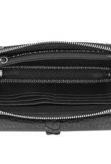 Brighton Black Let's Carry On Genuine Leather Organizer Wallet