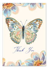 Florette Butterfly Box of 12 Thank You Notecards