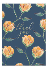 Florette Vine Box of 12 Thank You Notecards