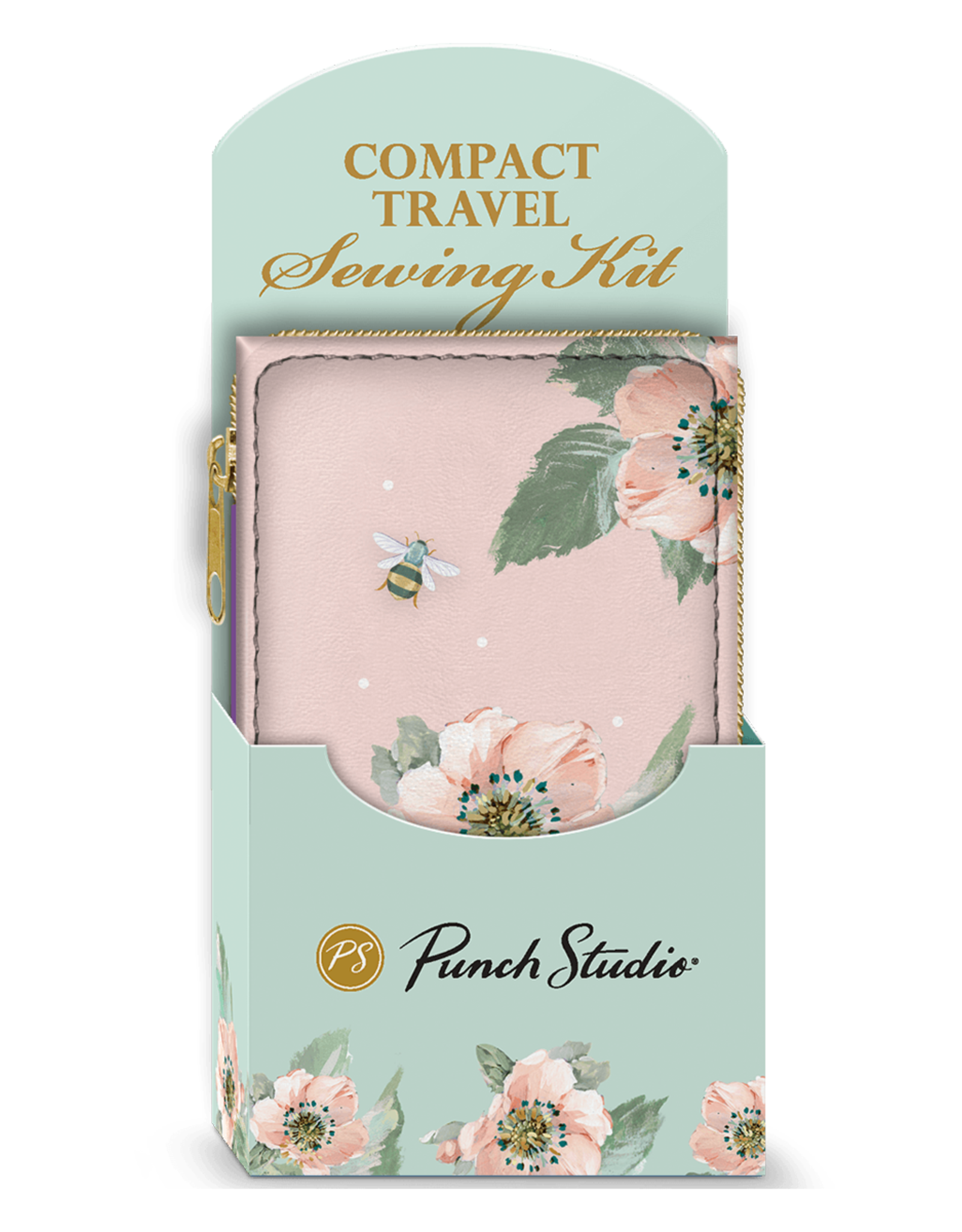 Pink Floral Bee Sewing Kit
