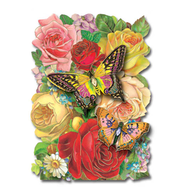 Butterfly Bouquet 3.5 x 5 Greeting Card