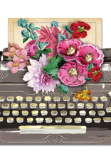 Typewriter 5 x 3.5 Greeting Card