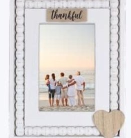 Sunwashed Wood Words Family Distressed 4x6 Picture Frame · Ellisi Gifts