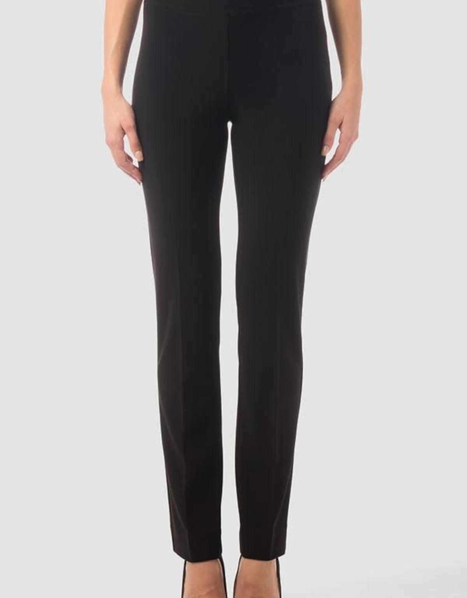 Joseph Ribkoff Black Pull-On Pant w/Back Slit