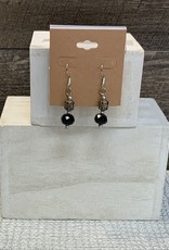 Transparent Hand-Crafted Gemstone Wire Earring