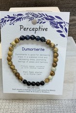 Perceptive Dumortierite Wellness Stone Bracelet