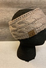 Taupe Knit Headband - One Size