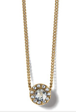 Brighton JM0072 Gold Illumina Solitaire Necklace