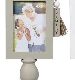 Love Wooden Distressed Beaded 4X6 Photo Frame - Evelie Blu Boutique