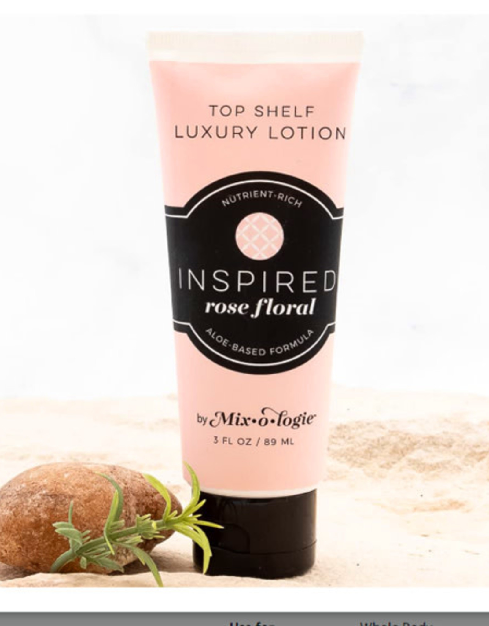 Mixologie Top Shelf Luxury Lotion 3 oz. Inspired (Rose Floral)