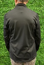 Lulu B Solid Black Full-Zip Long Sleeve Jacket