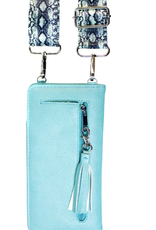 Teal Nicole Crossbody Wallet