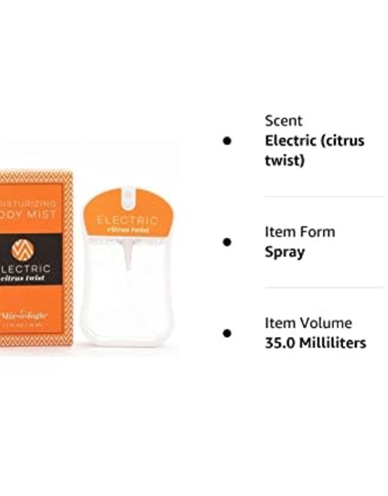 Mixologie ELECTRIC Citrus Twist Body Mist
