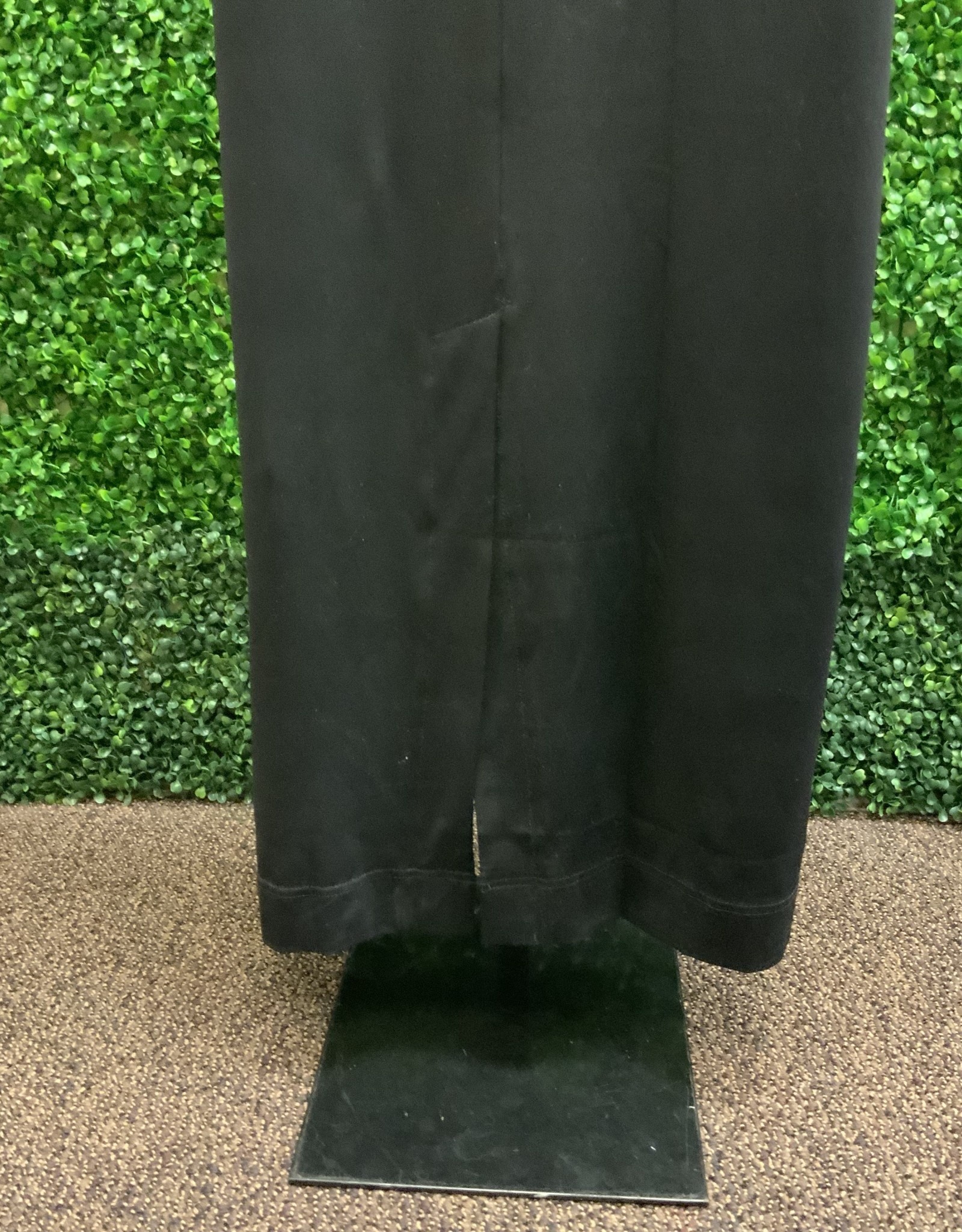 Lulu B Solid Black Strappy Maxi Length Dress