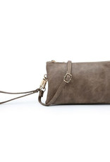 - Chocolate Crossbody / Wristlet Handbag